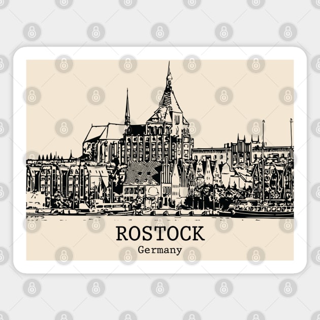 Rostock - Germany Magnet by Lakeric